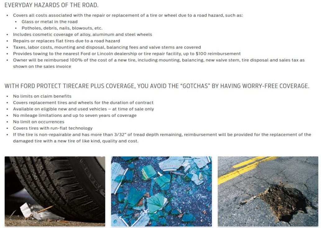 Ford Protect Tire Care